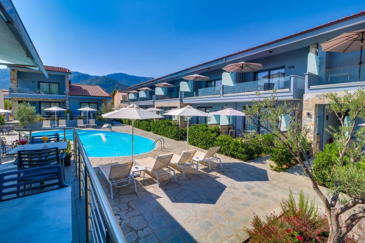 Theros Villas & Suites Hriszí Amudiá Kültér fotó
